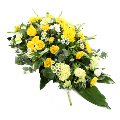 Single Ended Funeral Spray - Beautiful arrangement of flowers in a single ended spray arrangment
Other colours available on request