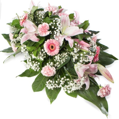 Pink Single Ended Spray - Single ended spray in pinks and whites