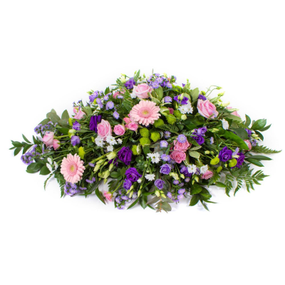 Double Ended Spray - Double ended spray in mixed pinks, purples and lilac shades