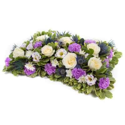 Pillow - Pillow tribute in purples, creams and whites.

Can be made in different colours